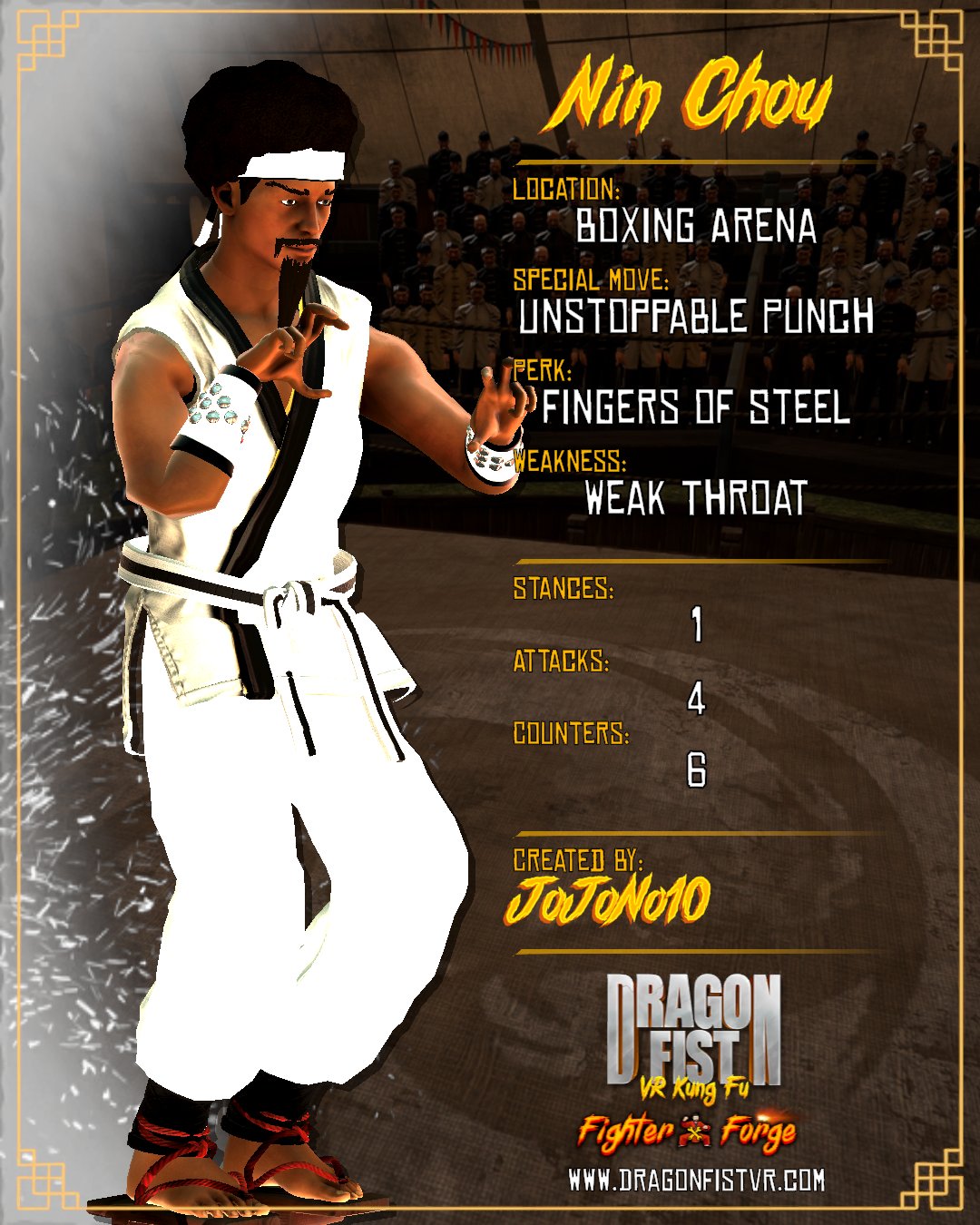 Nin Chou - Created By: JoJoNo10